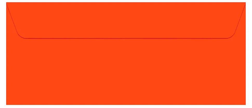 Geo Studios Envelopes, #10, 4-1/8” x 9-1/2”, Gummed Seal, Red, Pack Of 40 Envelopes