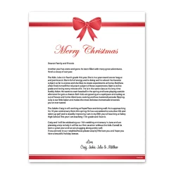 Geo Studios Premium Holiday Letterhead And Envelope Kit, 11
