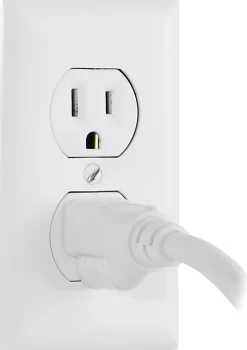 GE 6 Outlet Power Strip 2 Pack, 1'6