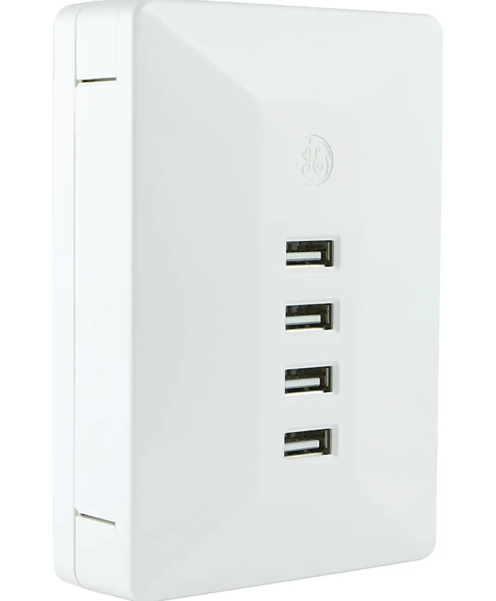 GE UltraPro USB Wall Charger, White, 31712