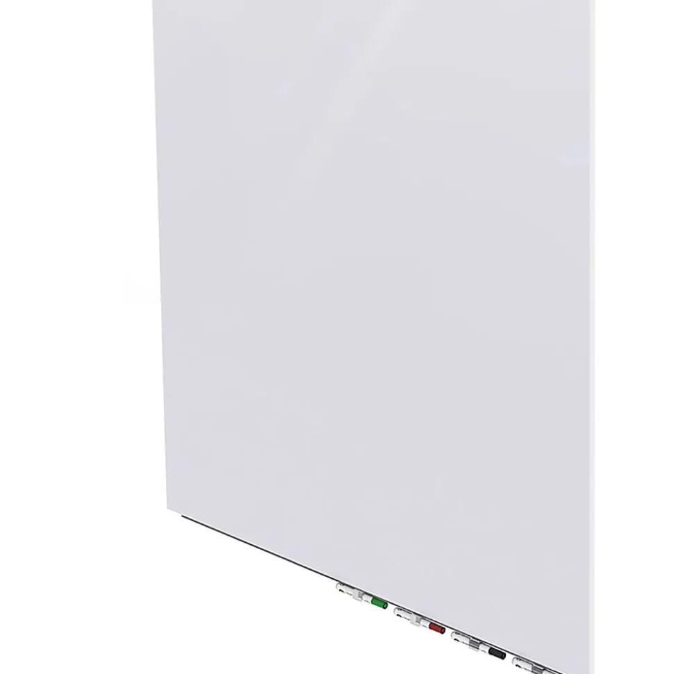 Ghent Aria Low Profile Glassboard, Magnetic, 48"H x 48"W, Square, White