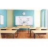 Ghent Magnetic Porcelain Dry-Erase Whiteboard, 48" x 144", Aluminum Frame With Silver Finish