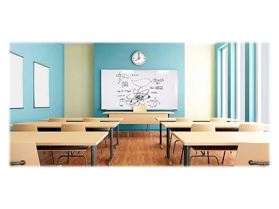 Ghent Magnetic Porcelain Dry-Erase Whiteboard, 48" x 120", Aluminum Frame With Silver Finish