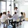 Ghent Reversible Magnetic Dry-Erase Whiteboard, 48" x 72", Aluminum Frame With Silver Finish