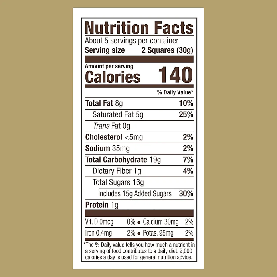Ghirardelli Premium Chocolate Squares Assortment, 5.3 Oz, Total Qty 6