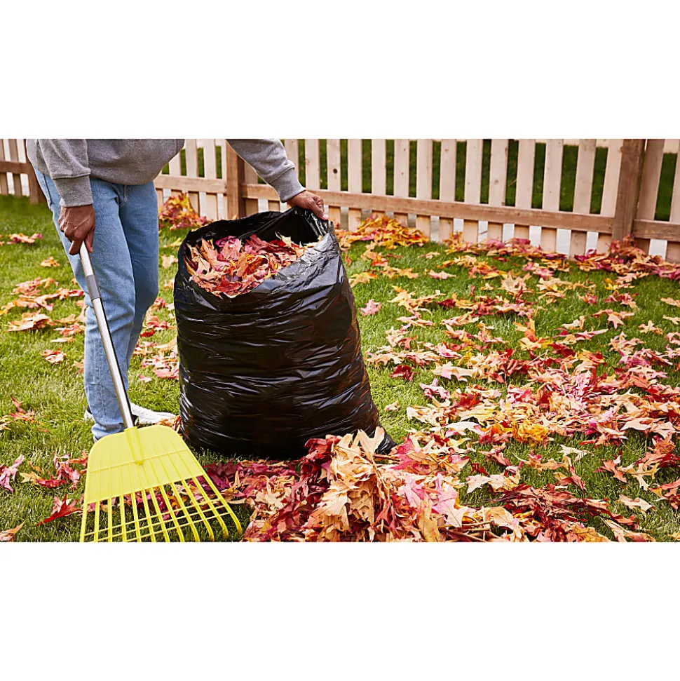Glad® ForceFlexPlus™ Large Drawstring Trash Bags, 1.05 mil, 30 Gallon, Black, Box Of 70 Bags