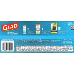 Glad ForceFlexPlus XL X, Large Kitchen Drawstring Trash Bags, Fresh Clean with Febreze Freshness, Large Size, 30 Count - CLO78913