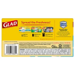 Glad® OdorShield® Tall Kitchen Trash Bags, 0.9 mil, 13 Gallons, Yellow, Box Of 40