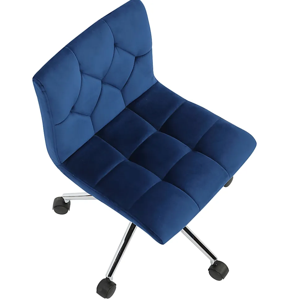 Glamour Home Amali Office Chair, Blue