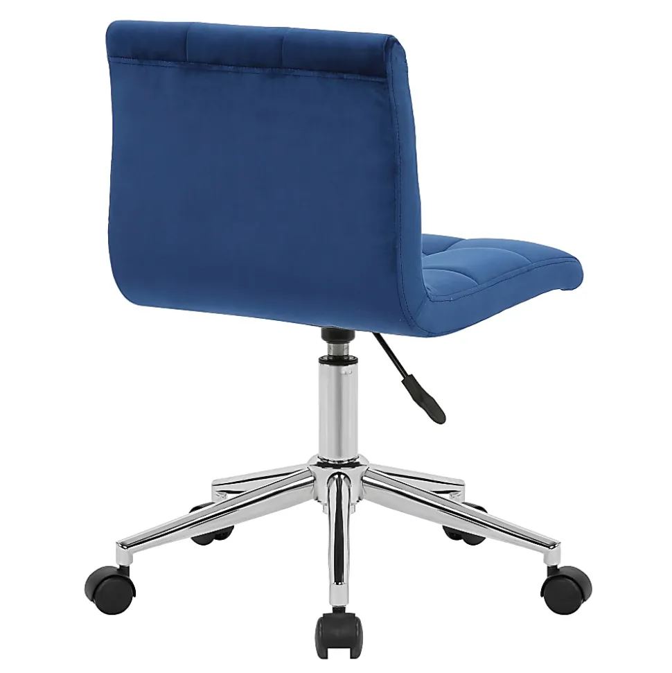 Glamour Home Amali Office Chair, Blue
