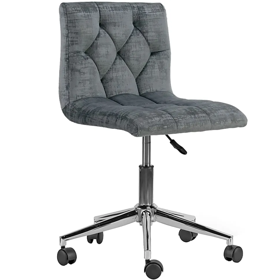 Glamour Home Amali Office Chair, Gray