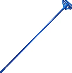Globe Commercial Products Fiberglass Quick Release Mop Handle, 60", Blue