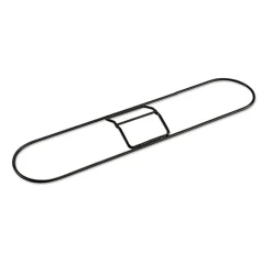 Globe Commercial Products Metal Snap-On Dust Mop Frame, 36" x 5”, Black