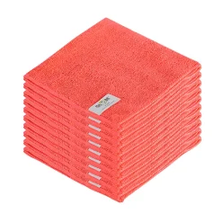 Globe Commercial Products Microfiber Cloths, 16