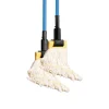 Globe Commercial Products Mop Handle, 60”, Jaws Clamp Style, Blue
