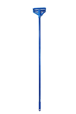 Globe Commercial Products Mop Handle, 60”, Fiberglass, Blue