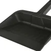 Globe Commercial Products Plastic Dustpan, 14-1/4” x 12", Black