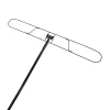 Globe Commercial Products Snap-On Metal Dust Mop Handle, 60", Black, 3108EA