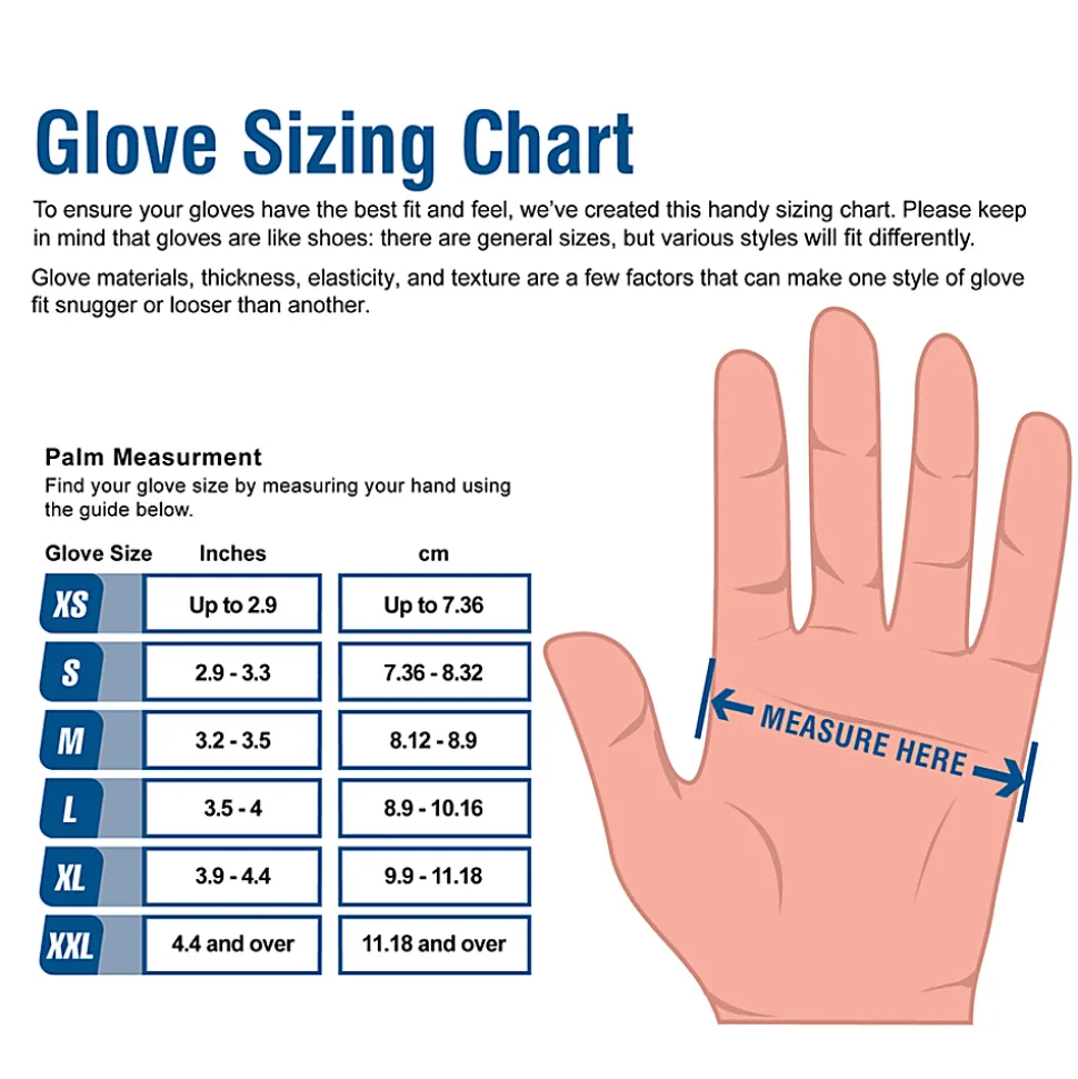 Gloveworks Nitrile Industrial Powder-Free Disposable Gloves, Medium, Black, Box Of 100 Gloves