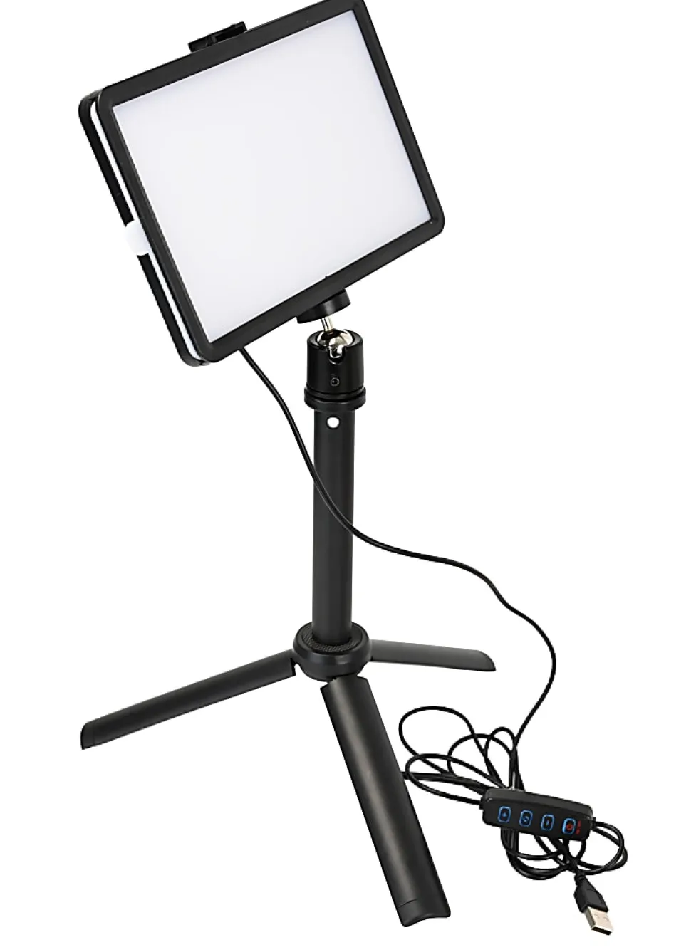 GNBI Video Conference Ring Light, 20”H, 5W, Black