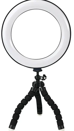 GNBI 6” Video Conference Ring Light Kit, 13”, 5W, Black
