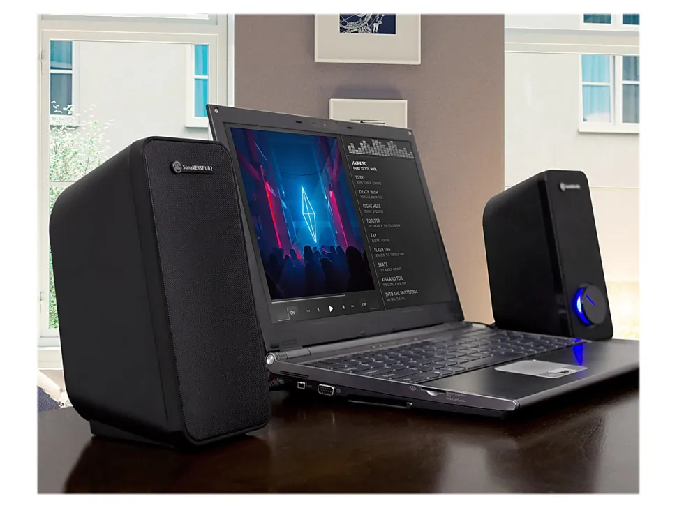 GOgroove SonaVERSE 2.0 Speaker System - Desktop - USB