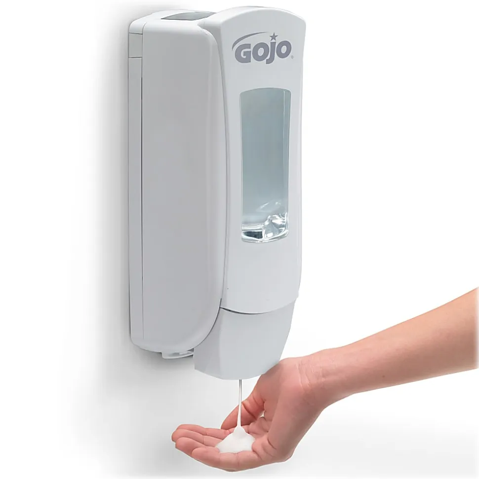 GOJO® ADX-12 Clear & Mild Foam Hand Wash Soap, Unscented, 42 Oz, Case Of 3 Refills