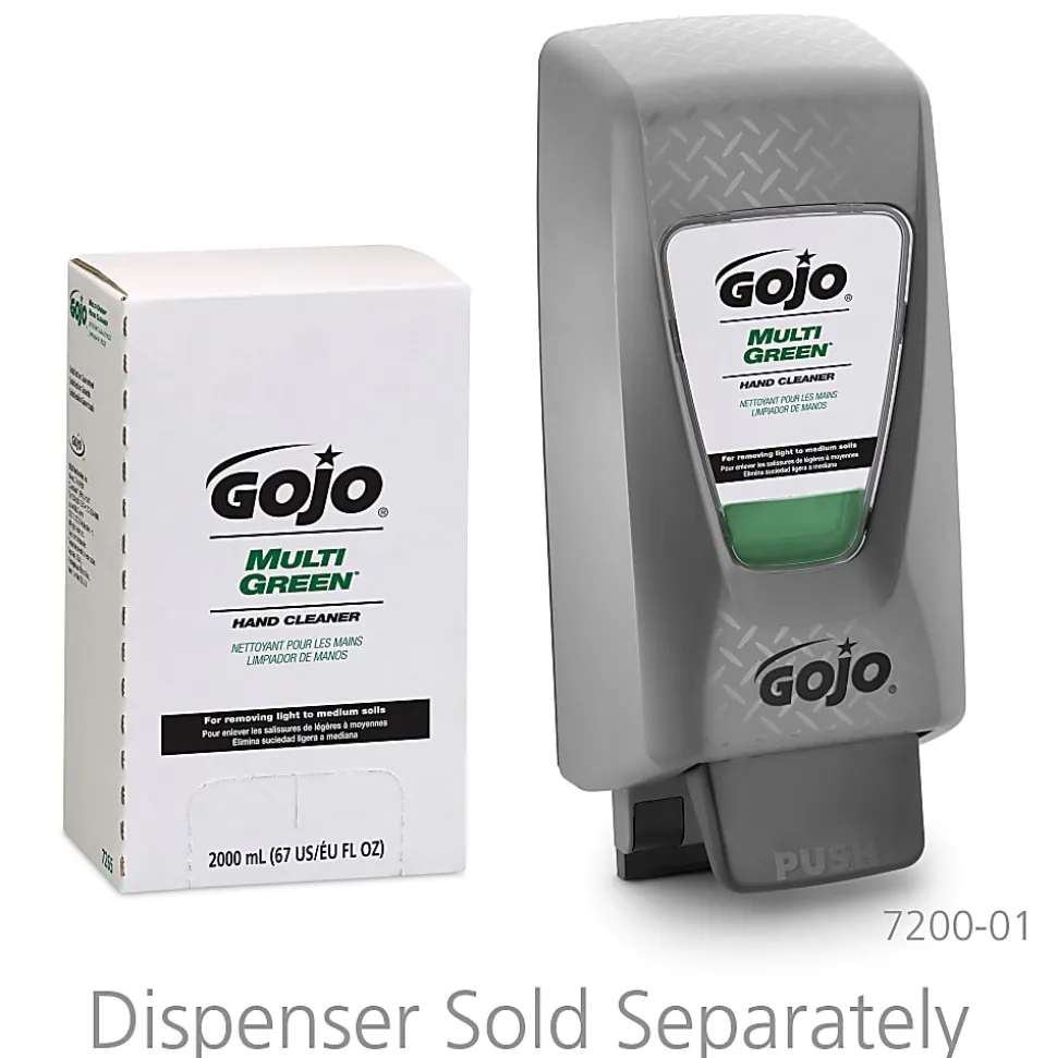 GOJO® Multi Green Gel Hand Soap Cleaner, Citrus Scent, 67.63 Oz, Carton Of 4 Bottles