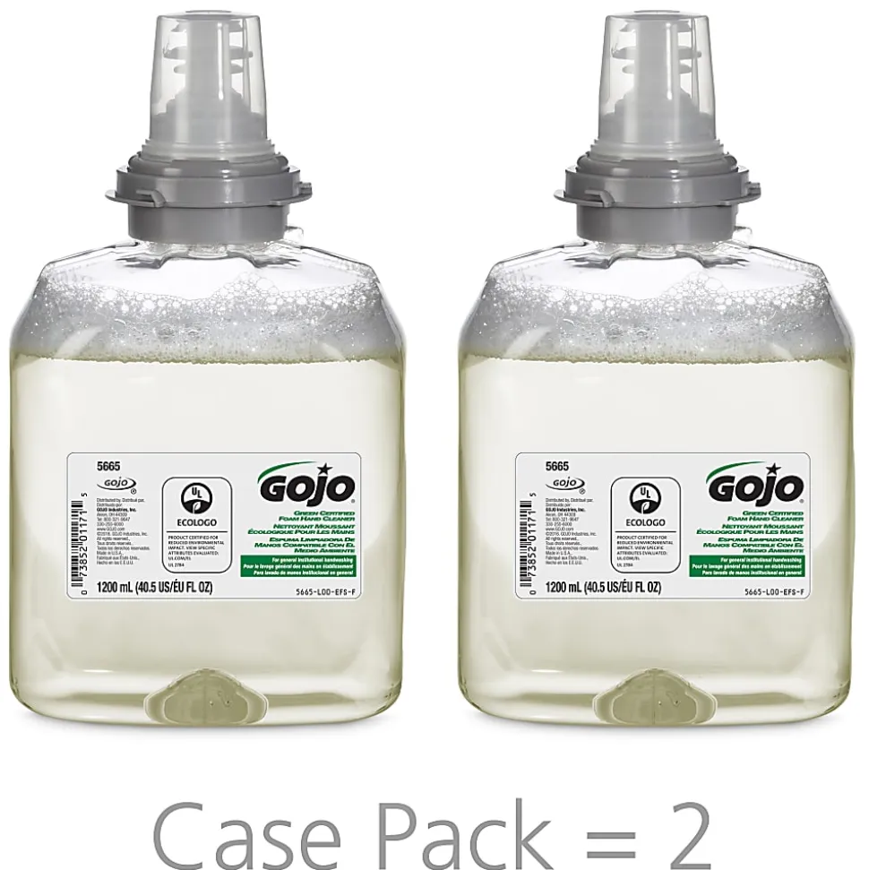 GOJO® TFX 2730 Green Seal Certified Foam Hand Soap Cleaner, Unscented, 40.5 Oz Bottle