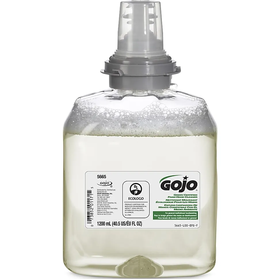 GOJO® TFX 2730 Green Seal Certified Foam Hand Soap Cleaner, Unscented, 40.5 Oz Bottle