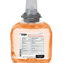 GOJO® TFX Touch-Free Antibacterial Foam Hand Soap, Orange Scent, 40.5 Oz, Carton Of 2 Bottles