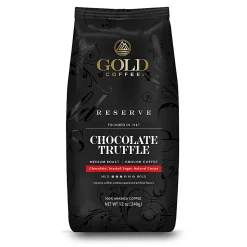 Gold Coffee Company Chocolate Truffle Blend, Ground Bean, 12 Oz, Total Qty 1