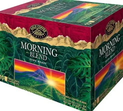 Gold Coffee Company Single-Serve Pods, Morning Blend, Carton Of 10
