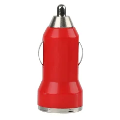 GoMovi Vivitar OD5021 2.4A Dual USB A Car Charger, Red