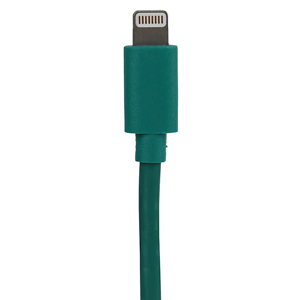 GoMovi Vivitar OD1010 USB A To Lightning Cable, 10', Teal