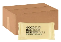 Good Day Amenity Solid Hand Soap, Pleasant Scent, 0.75 Oz, Case Of 1,000 Bars