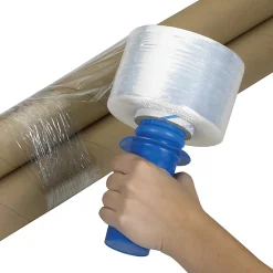 GoodWrappers® Bundling Stretch Film, 80 Gauge, 5" x 1500', , Clear, Pack Of 8