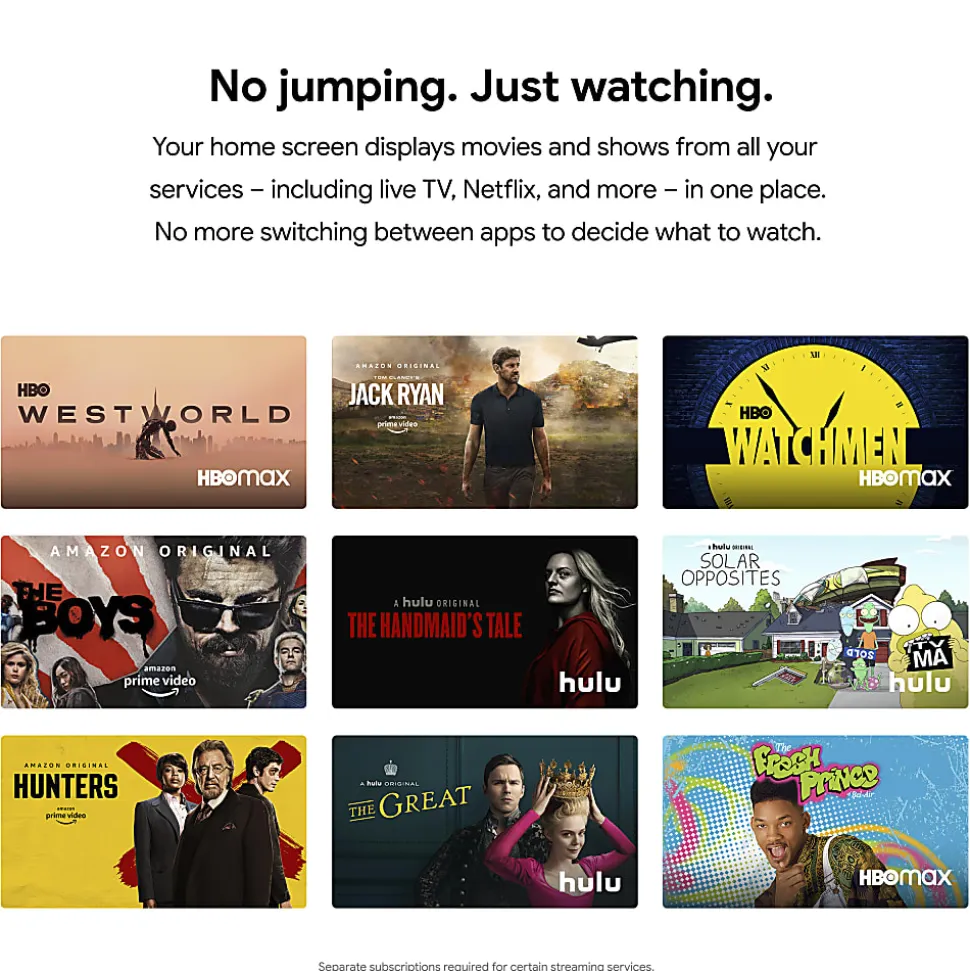 Google™ Chromecast Network Streaming Audio And Video Player, Wireless LAN