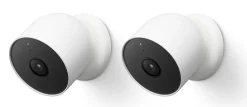 Google™ Nest Indoor/Outdoor Network Wireless Security Cameras, White, Pack Of 2