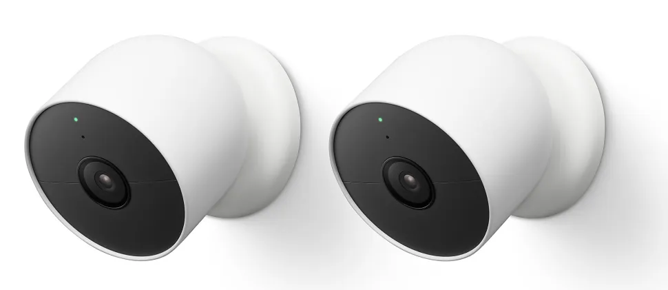 Google™ Nest Indoor/Outdoor Network Wireless Security Cameras, White, Pack Of 2