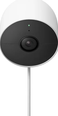 Google Nest 2 Megapixel Indoor/Outdoor HD Network Camera - Color - 20 ft Infrared Night Vision - H.264 - GA01317US