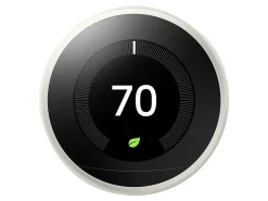 Googleâ„¢ Nest Programmable Learning Thermostat with Temperature Sensor, 3rd Generation, White