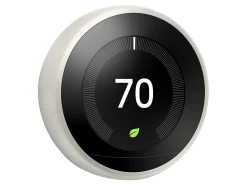 Google™ Nest Programmable Learning Thermostat with Temperature Sensor, 3rd Generation, White