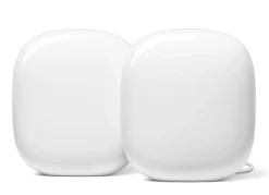 Google™ Nest Wi-Fi Pro 1-Port 5.4 Gigabit Routers, GA03689-US, Snow, Pack Of 2 Routers
