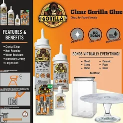 Gorilla Clear Gorilla Glue - 3.75 fl oz - Clear - 1 Each