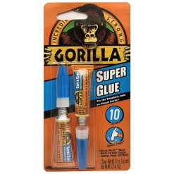 Gorillaâ„¢ Super Glue, 0.11 Oz Tubes, Pack Of 2 Tubes