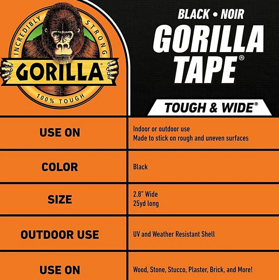 Gorilla Tough & Wide Tape, 106425