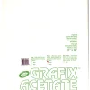 Grafix Matte Acetate Film Pad, 11" x 14", 0.003" Thick, 25 Sheets