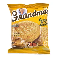 Grandma's Big Cookie Peanut Butter Cookies, 2.5 Oz, 2 Cookies Per Pack. Box of 60 Packs