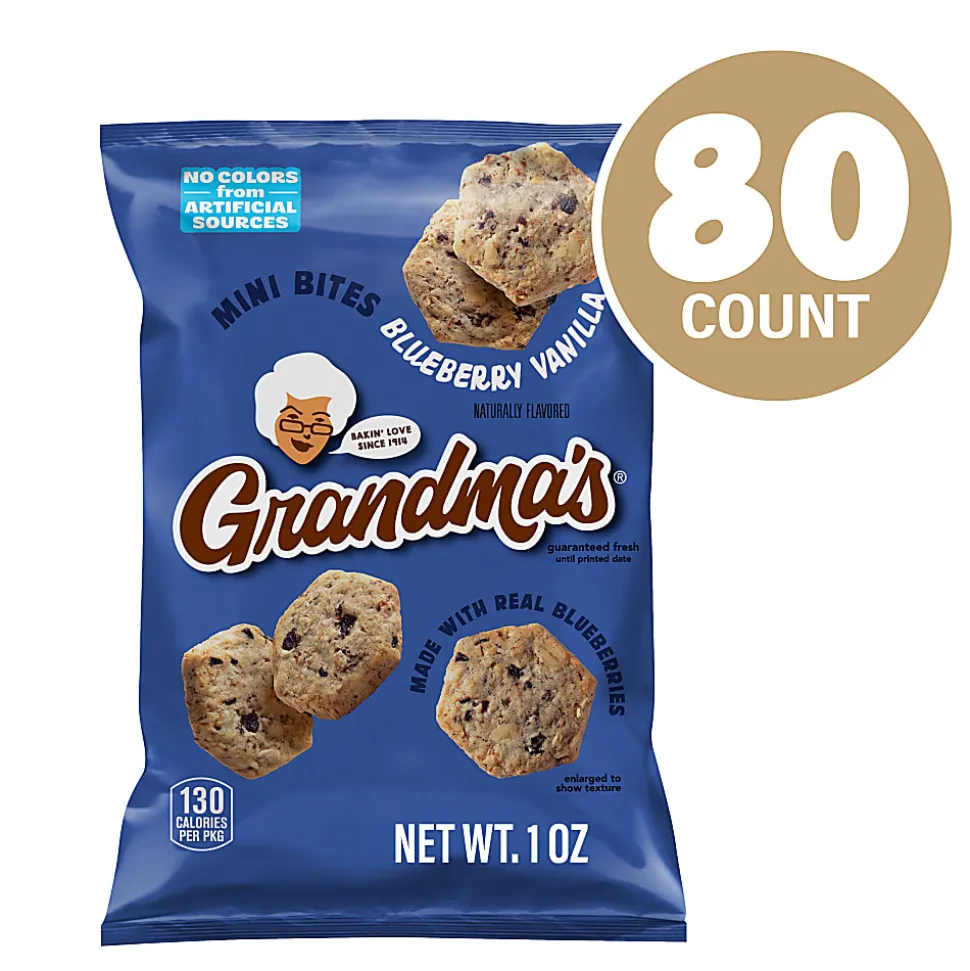 Grandma's® Blueberry Vanilla Mini Bites, 1 Oz, Total Qty 80